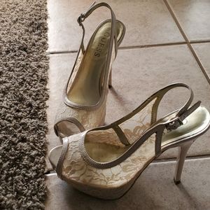 Guess lace heels